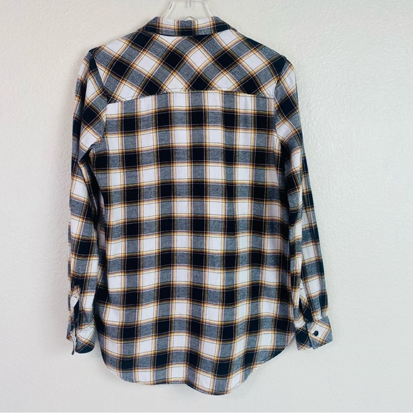 Volcom Black Getting Rad Plaid Button Up Shirt Size M - Picture 3 of 6